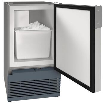 U-Line UMCR015SS01A Marine Series 15 Inch Freestanding and Built-In Ice Maker — thumbnail 2